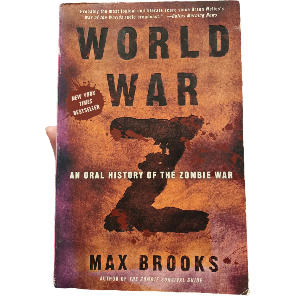 World War Z Max Brooks Oral History Zombie War Post-Apocalyptic Horror SciFi
